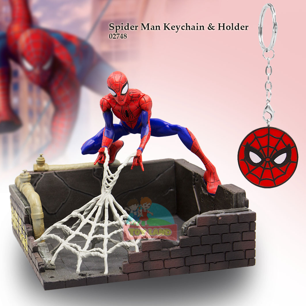 Spider Man Keychain & Holder : 02748